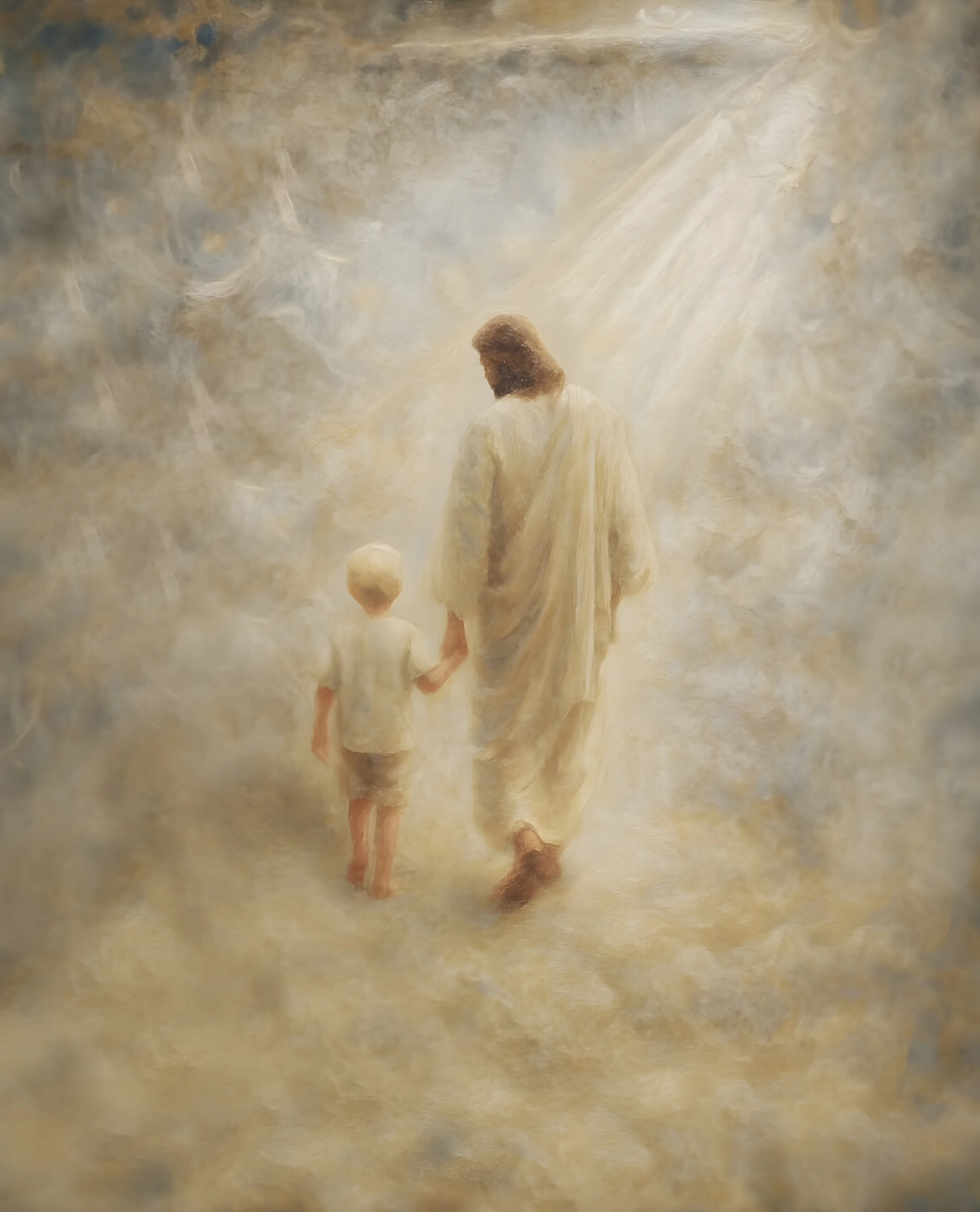 Safe Haven, Blonde Hair Boy - Canvas - Image 10