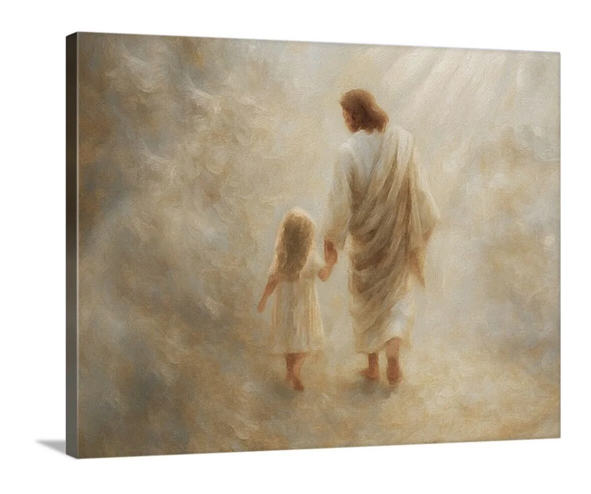 Safe Haven, Blonde Hair Girl - Canvas - Image 6