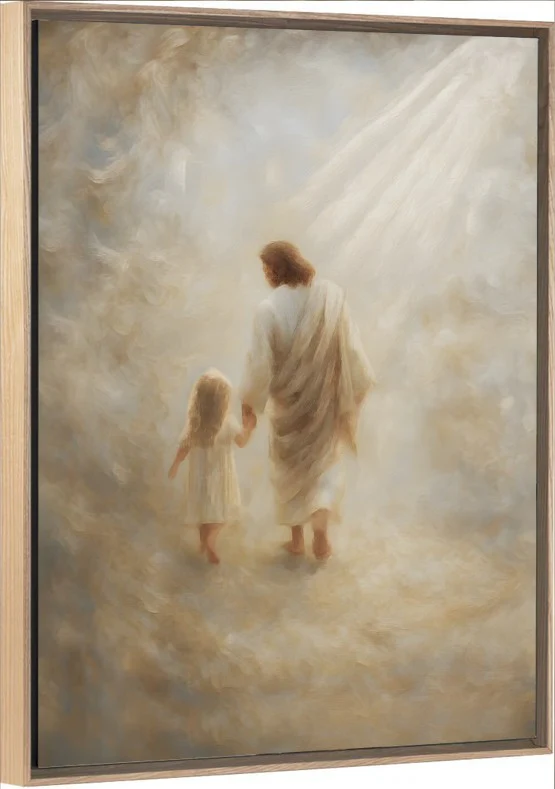 Safe Haven, Blonde Hair Girl - Canvas - Image 7