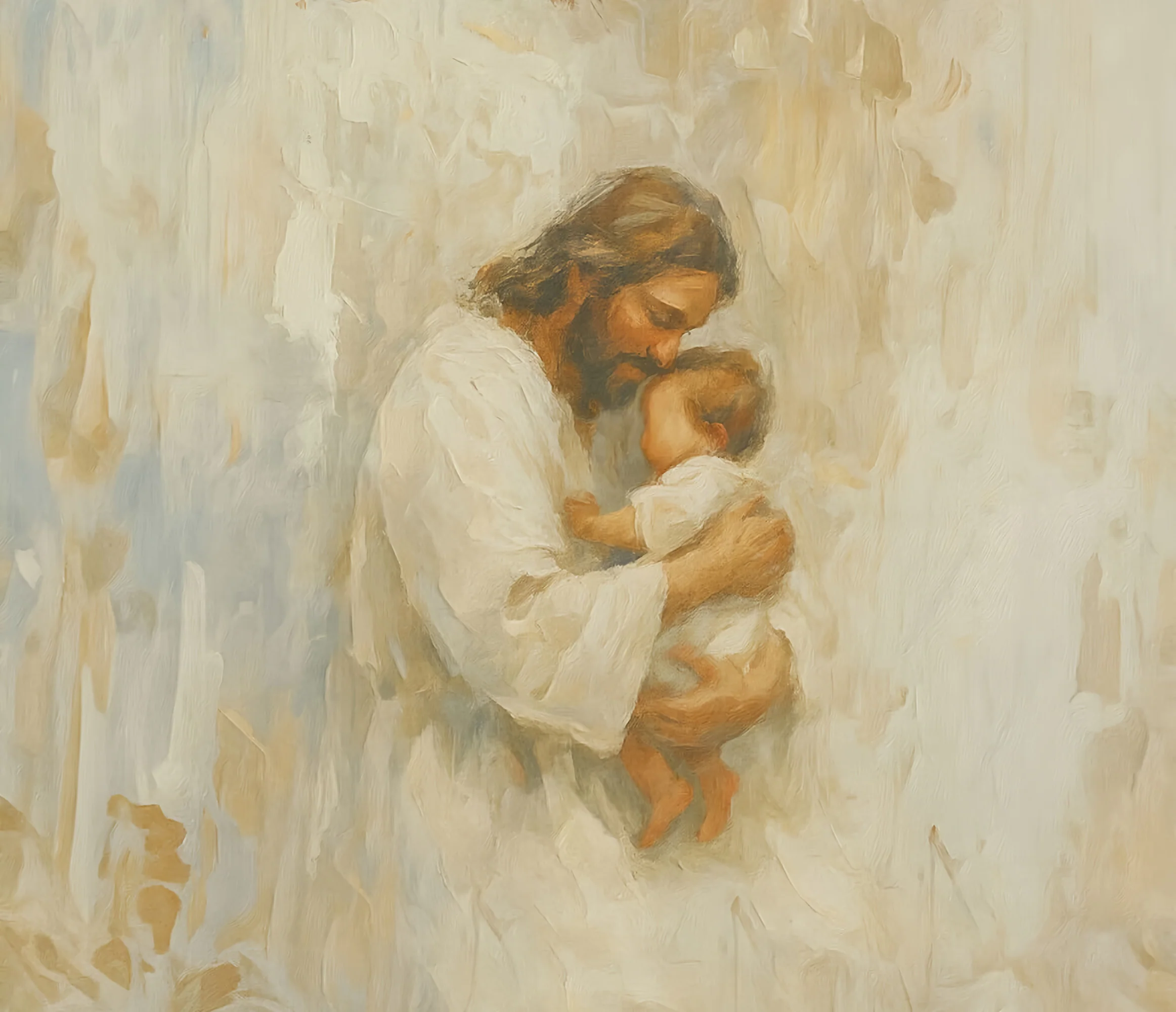 Safe in His Arms, Boy - Canvas - Image 11
