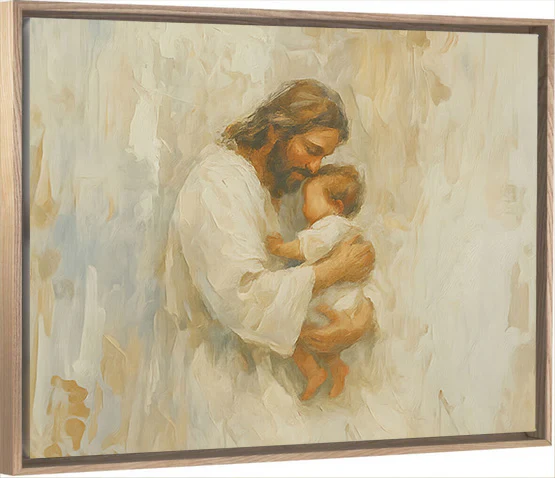 Safe in His Arms, Boy - Canvas - Image 6