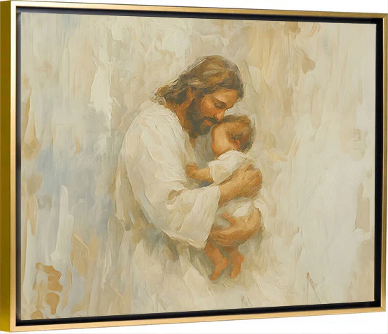 Safe in His Arms, Boy - Canvas - Image 7