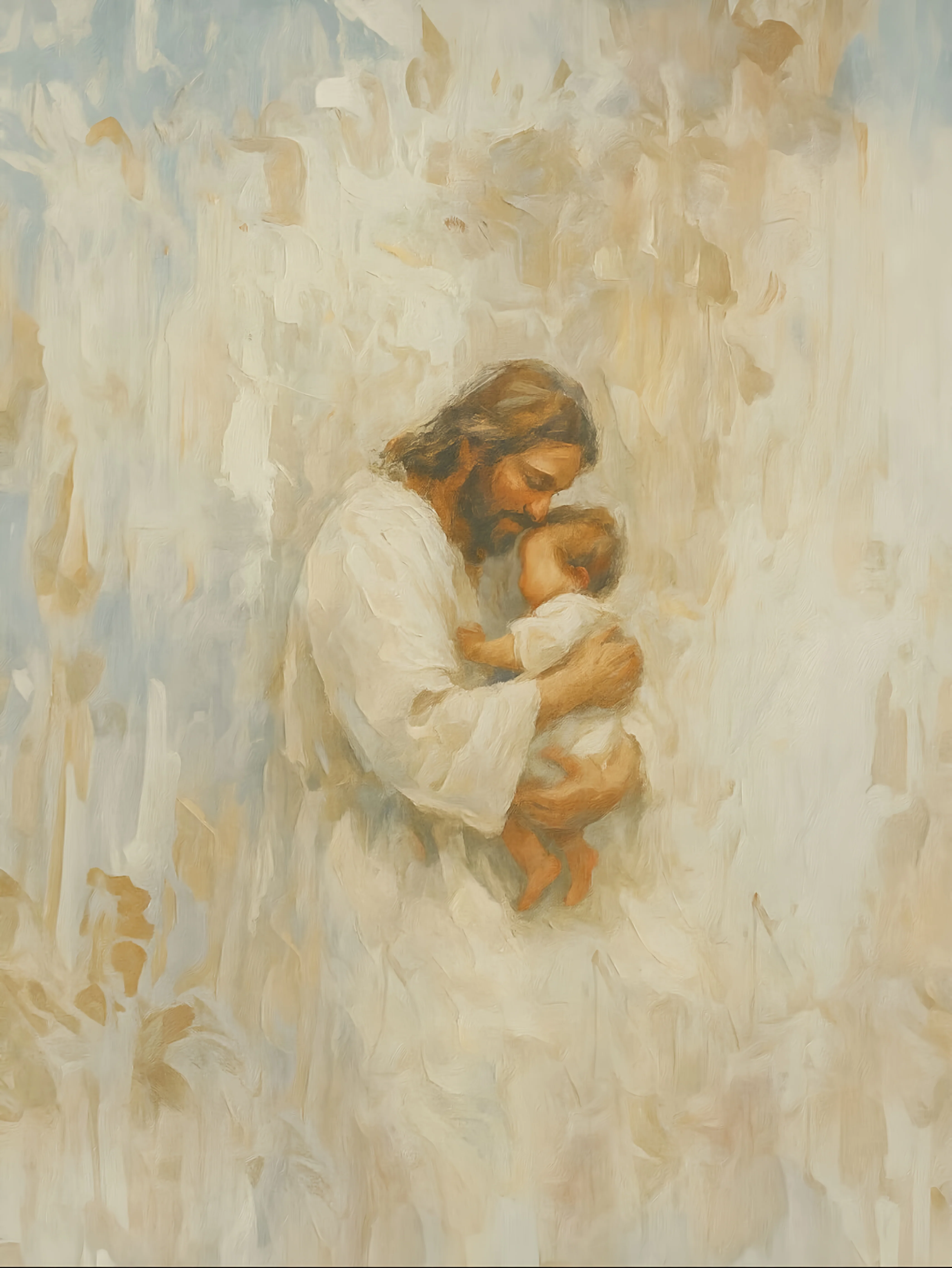 Safe in His Arms, Boy - Print - Image 5
