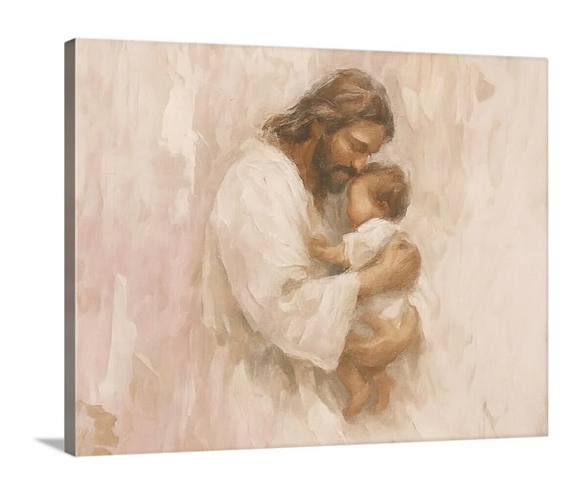 Safe in His Arms, Girl - Canvas - Image 7