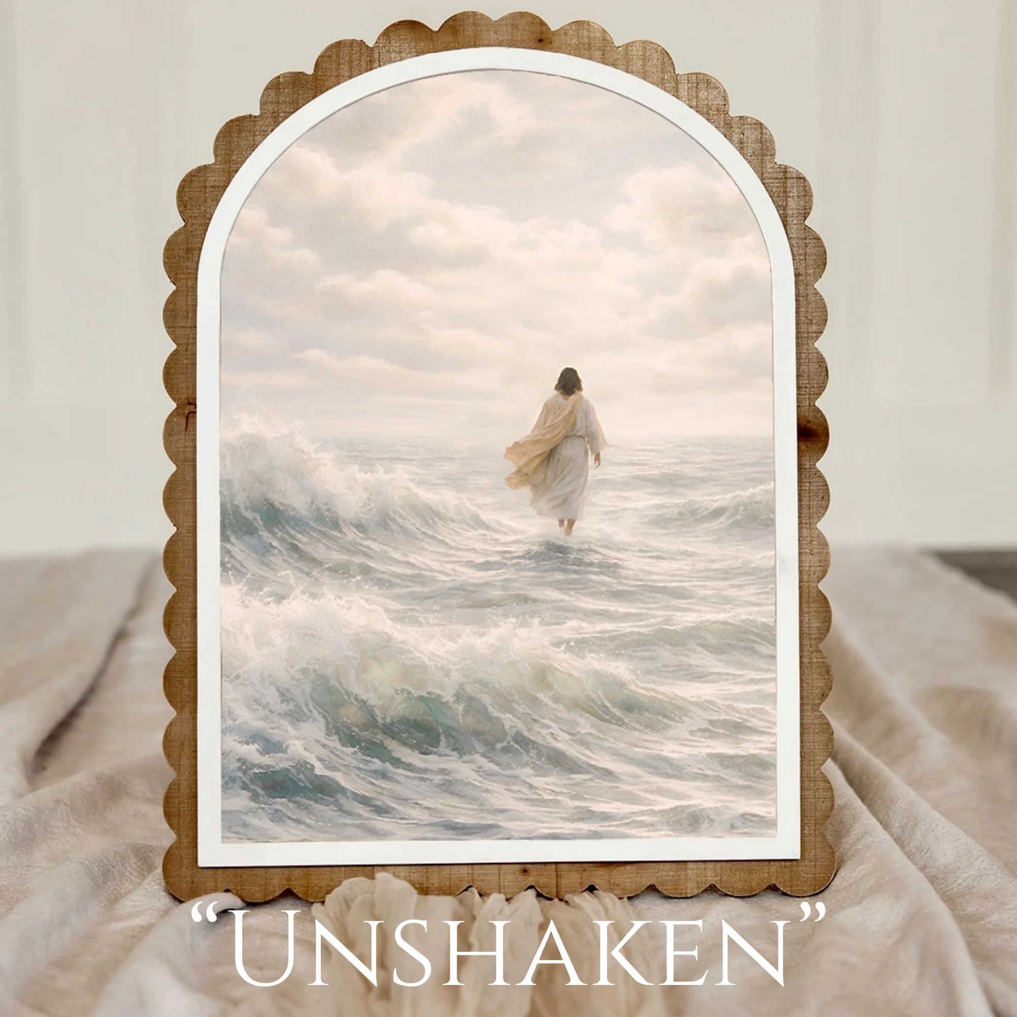 Scalloped Arch Wooden Frame - 10x14 - Image 3