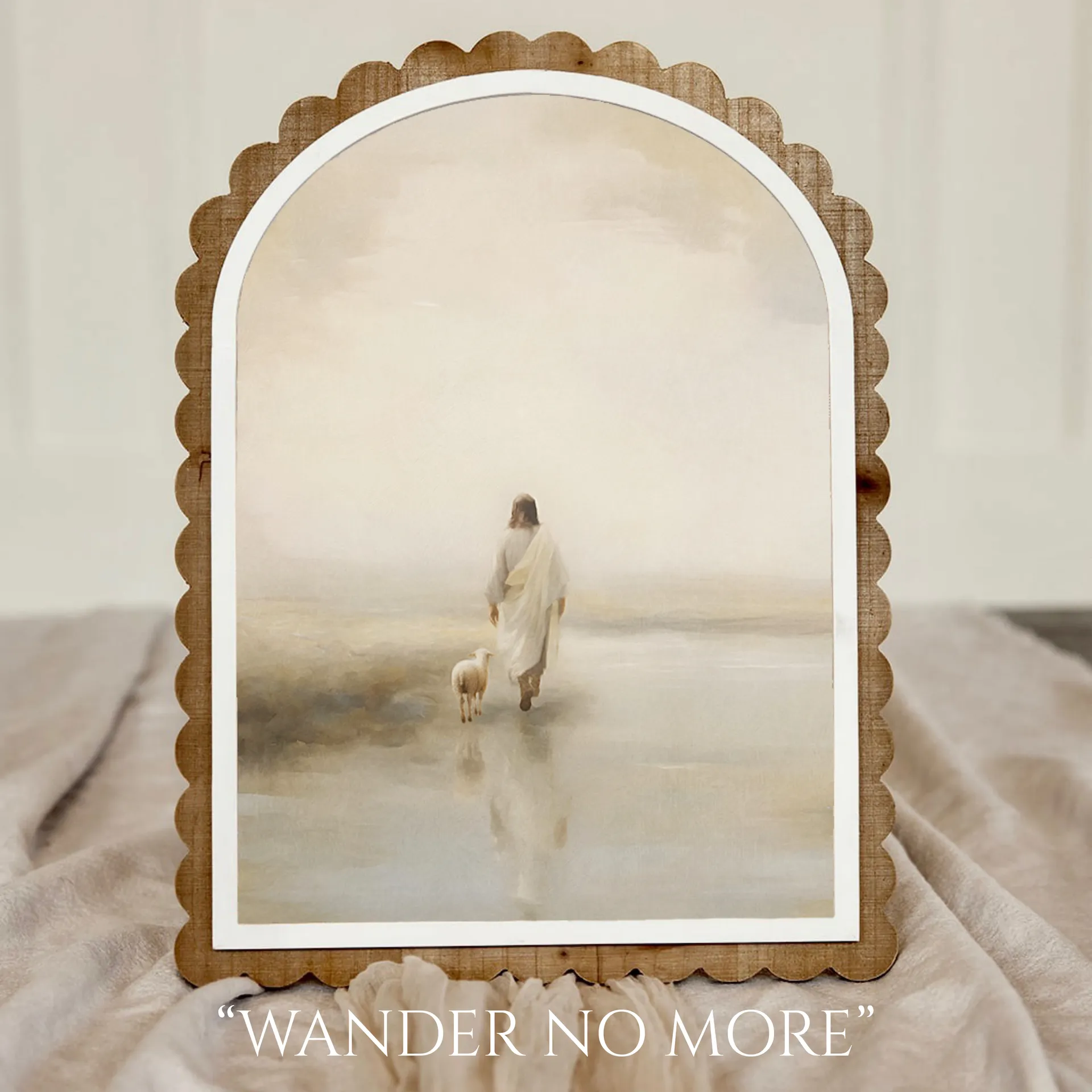 Scalloped Arch Wooden Frame - 10x14 - Image 5