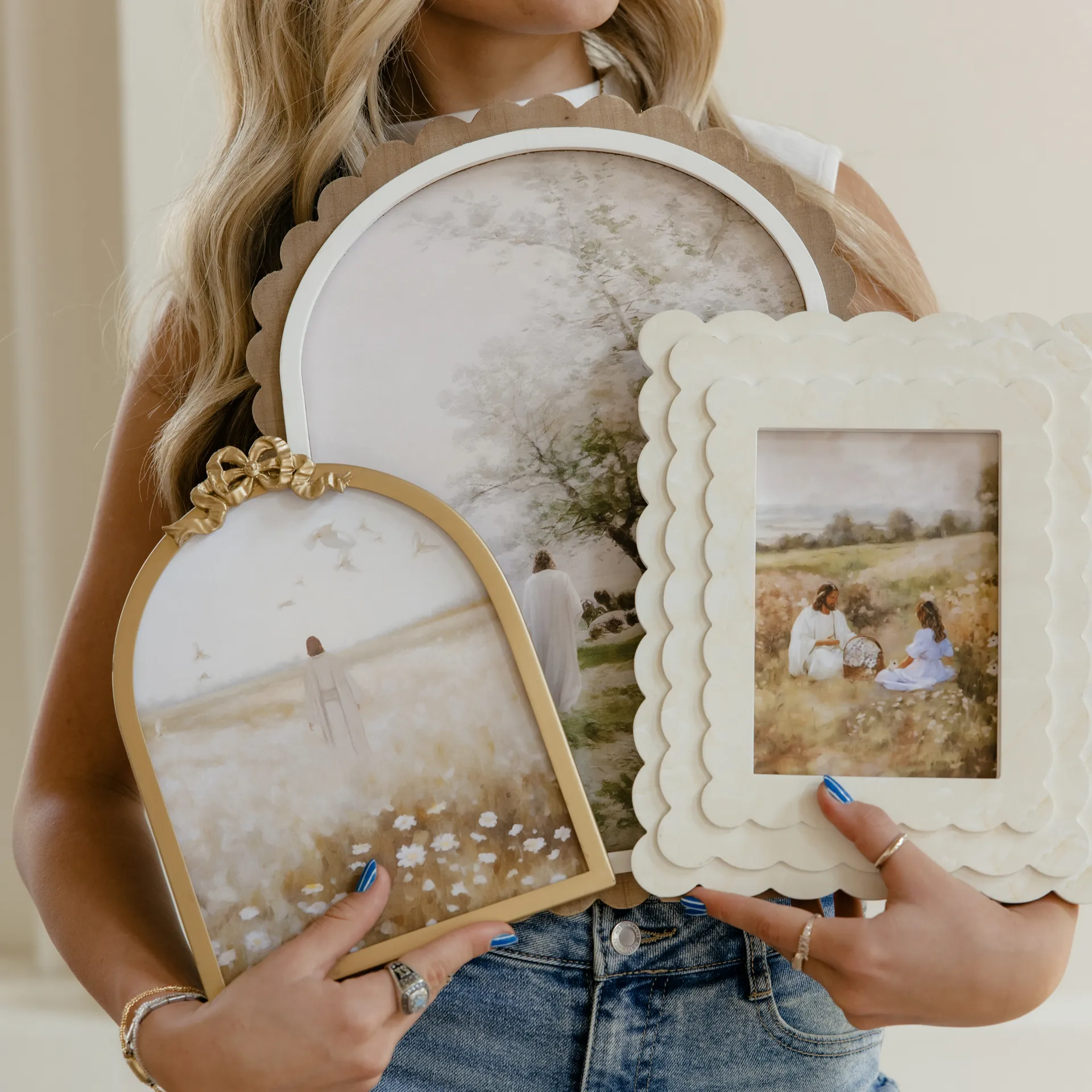Scalloped Arch Wooden Frame - 10x14 - Image 9