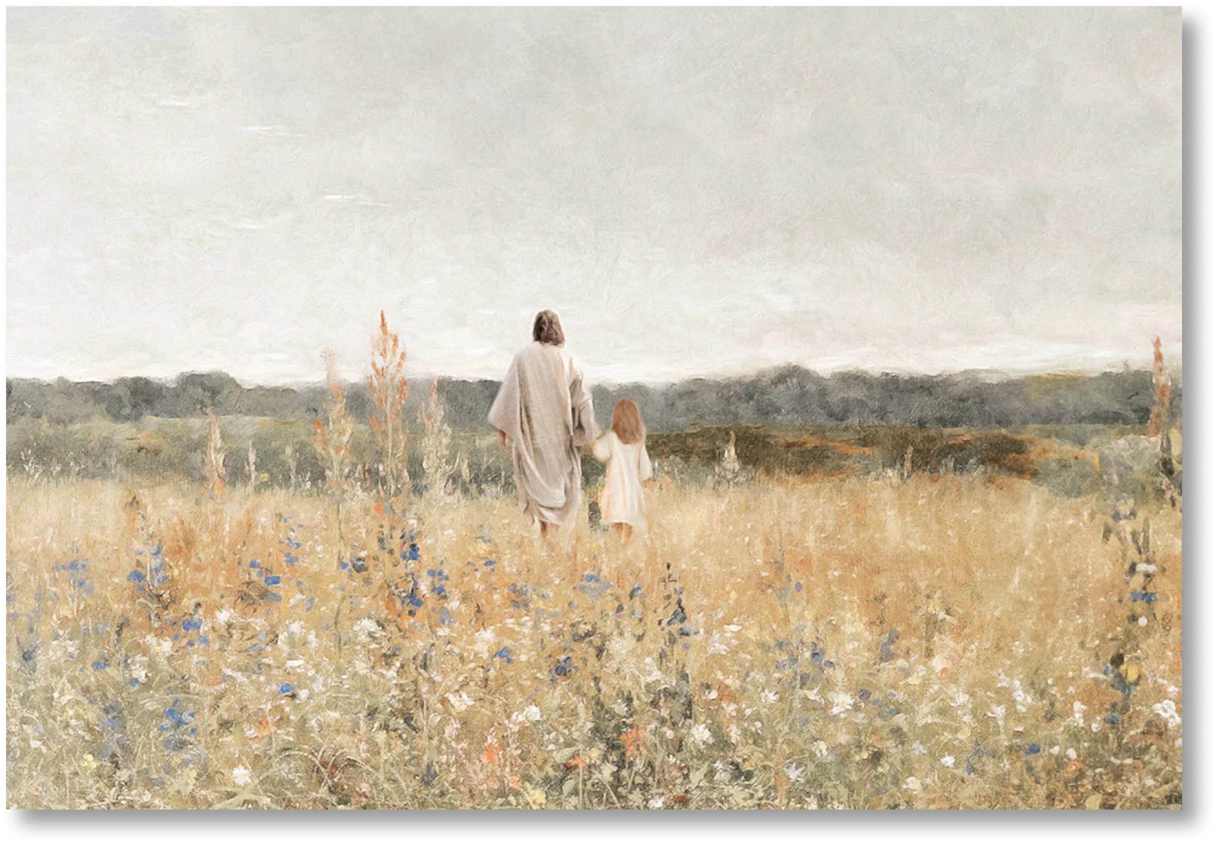 Steps of Faith, Girl - Print - Image 2