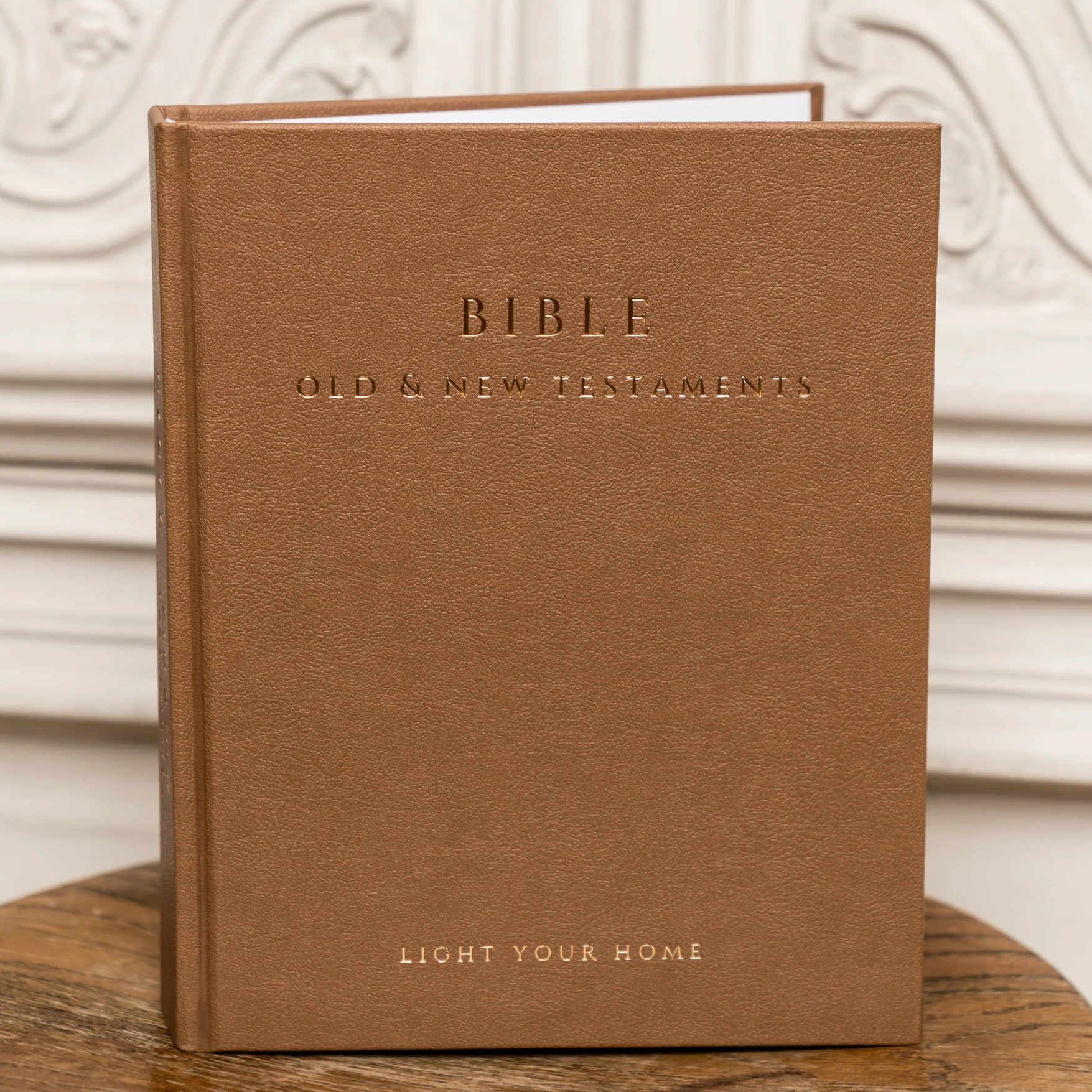 Walnut Leather Bible - Image 2