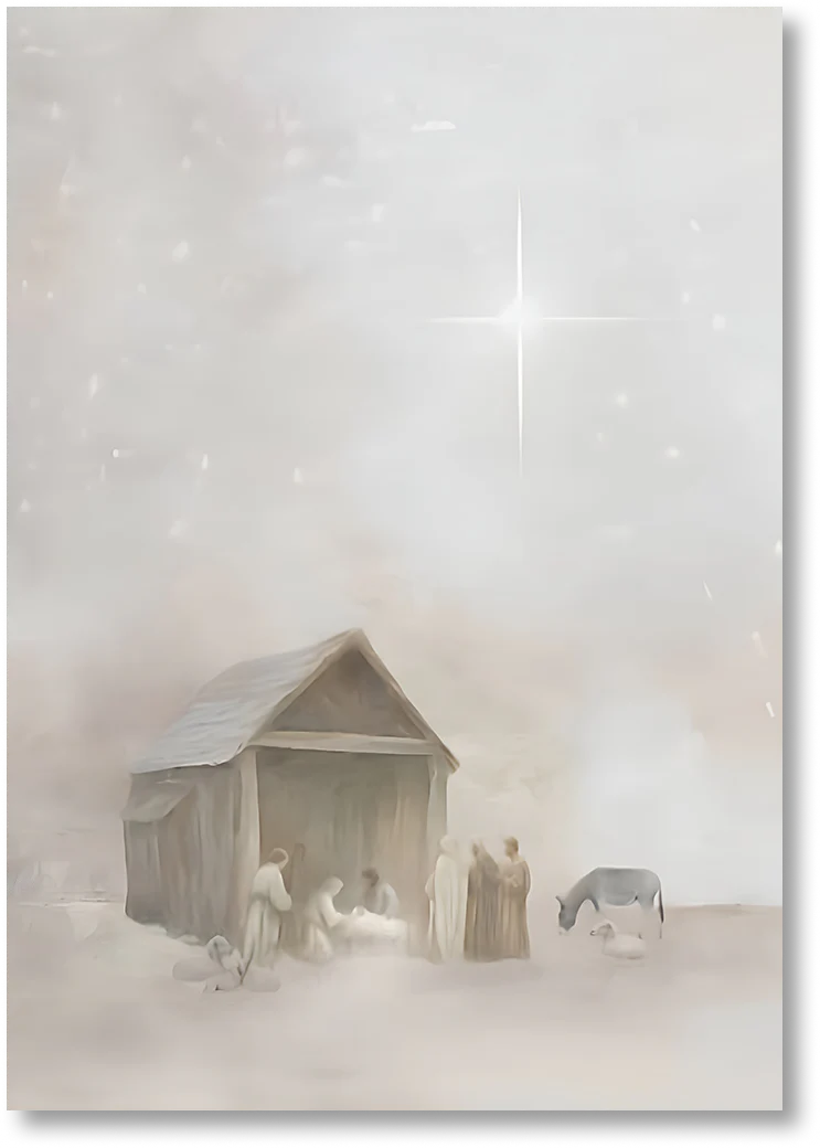 The Nativity Scene - Print - Image 2