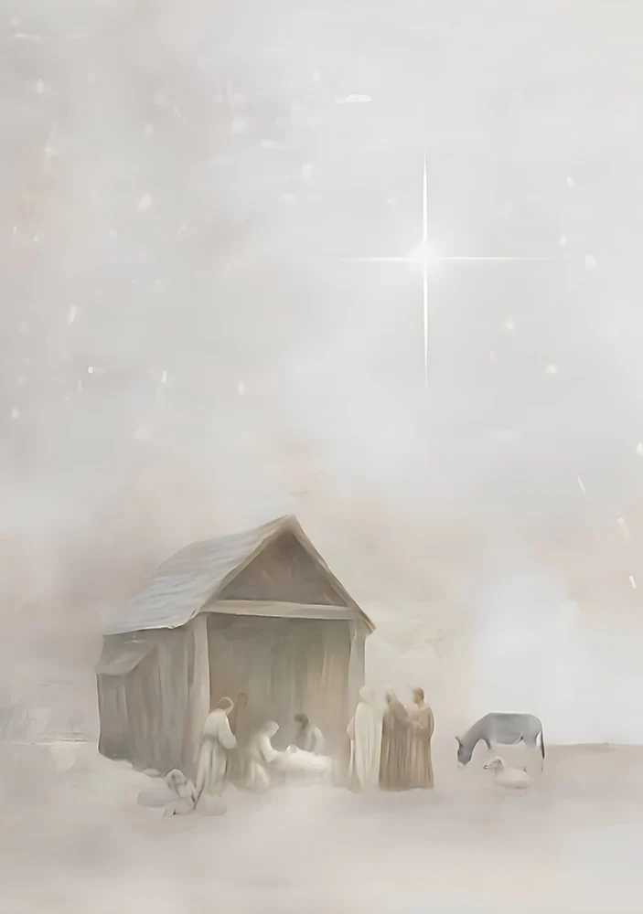 The Nativity Scene - Print - Image 4