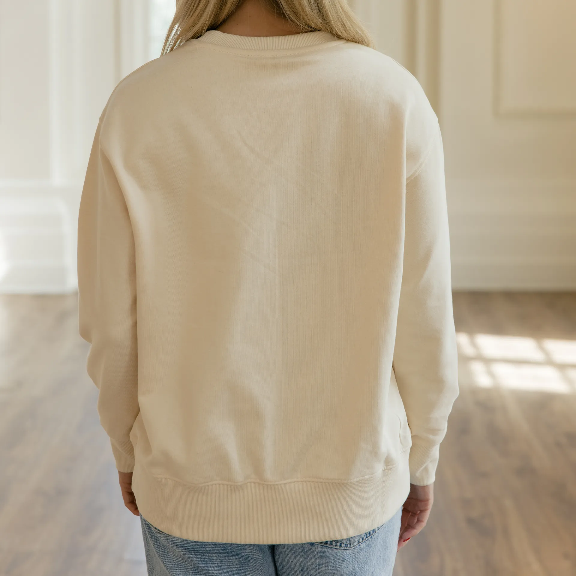 "Trust" Oversized Crew-Neck Sweatshirt - Image 8