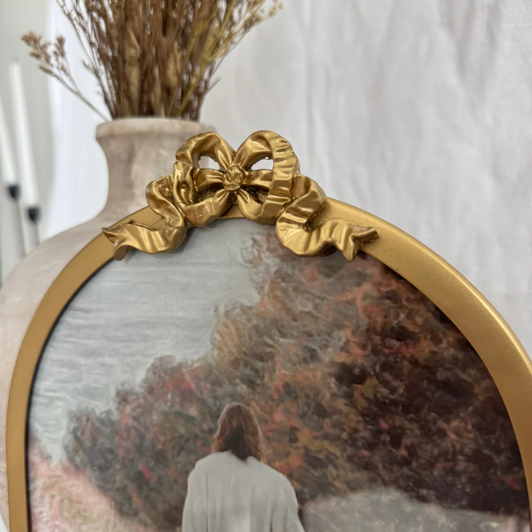 Vintage Ribbon Gold Frame - 5.7x9.2 - Image 14