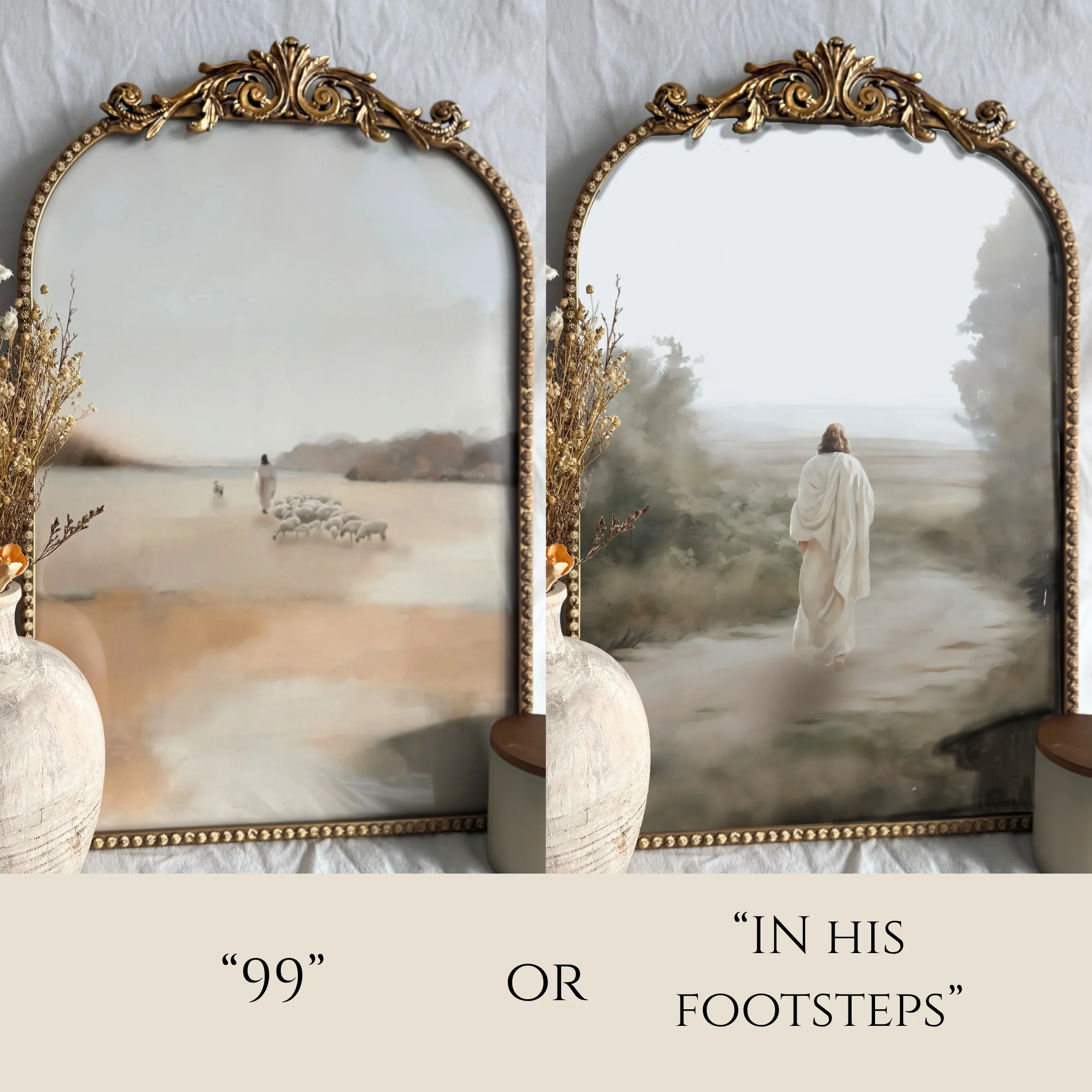Large Vintage Gold Frame - 20x27 - Image 16
