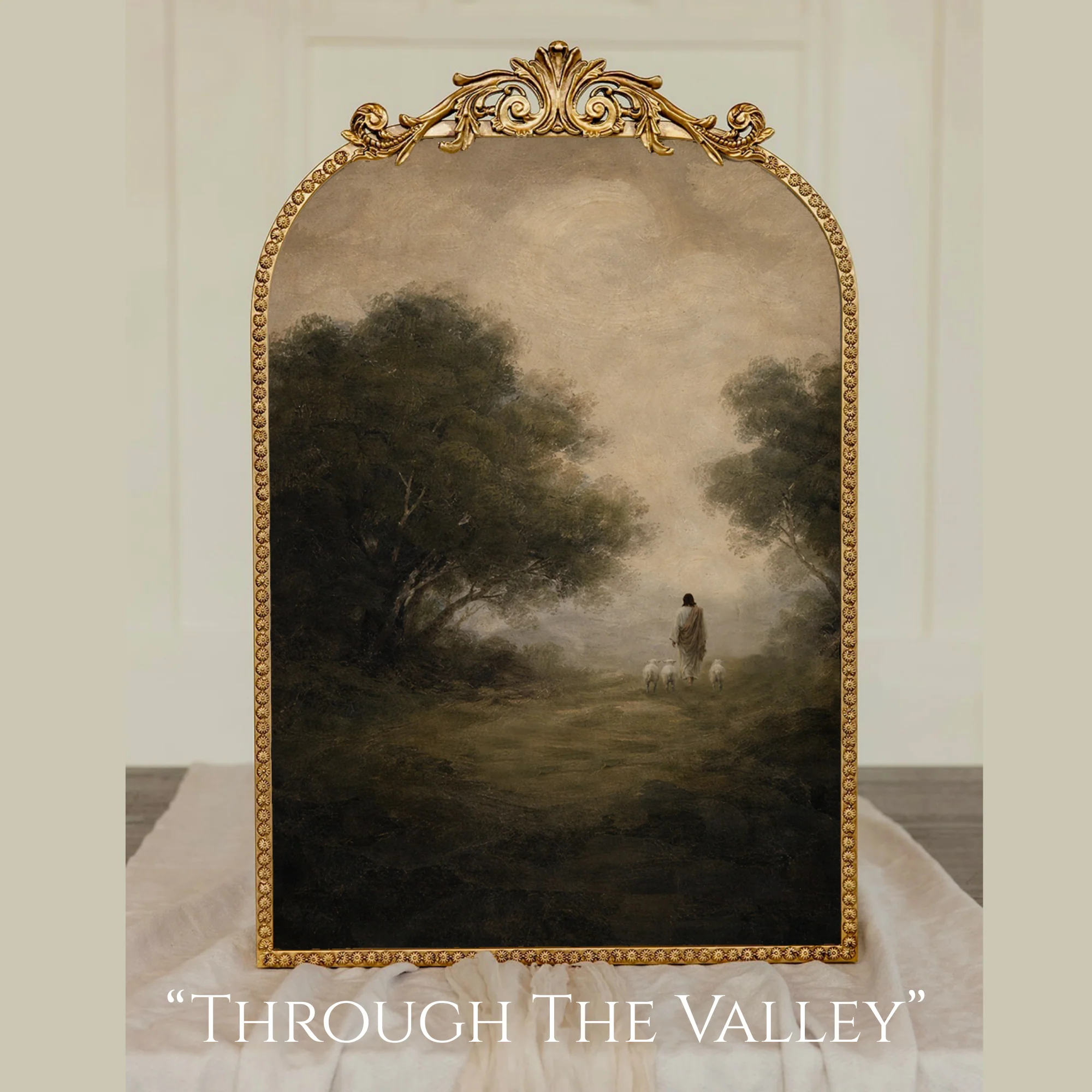 Large Vintage Gold Frame - 20x27 - Image 4