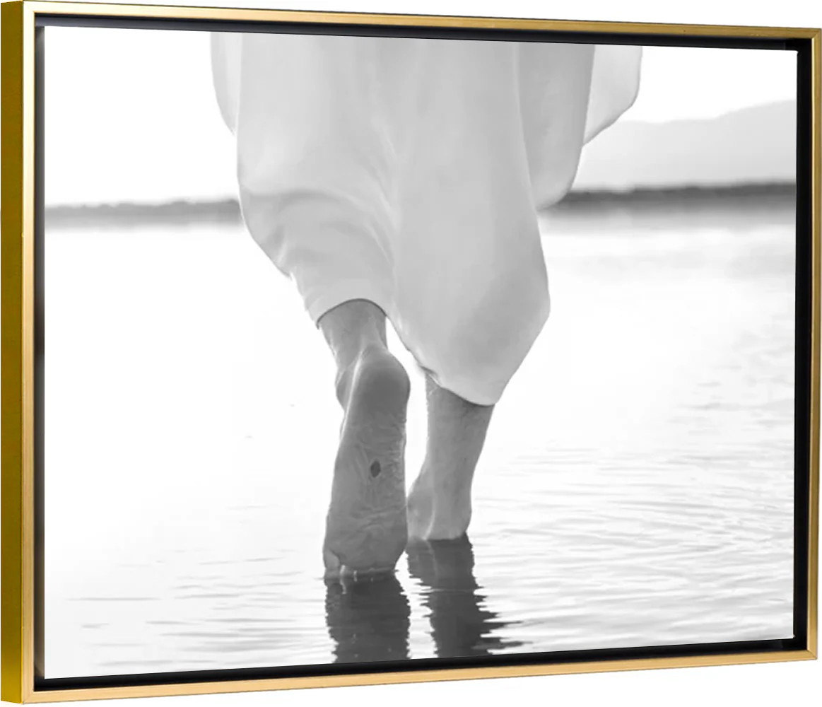 Walking On Water B&W - Canvas - Image 10