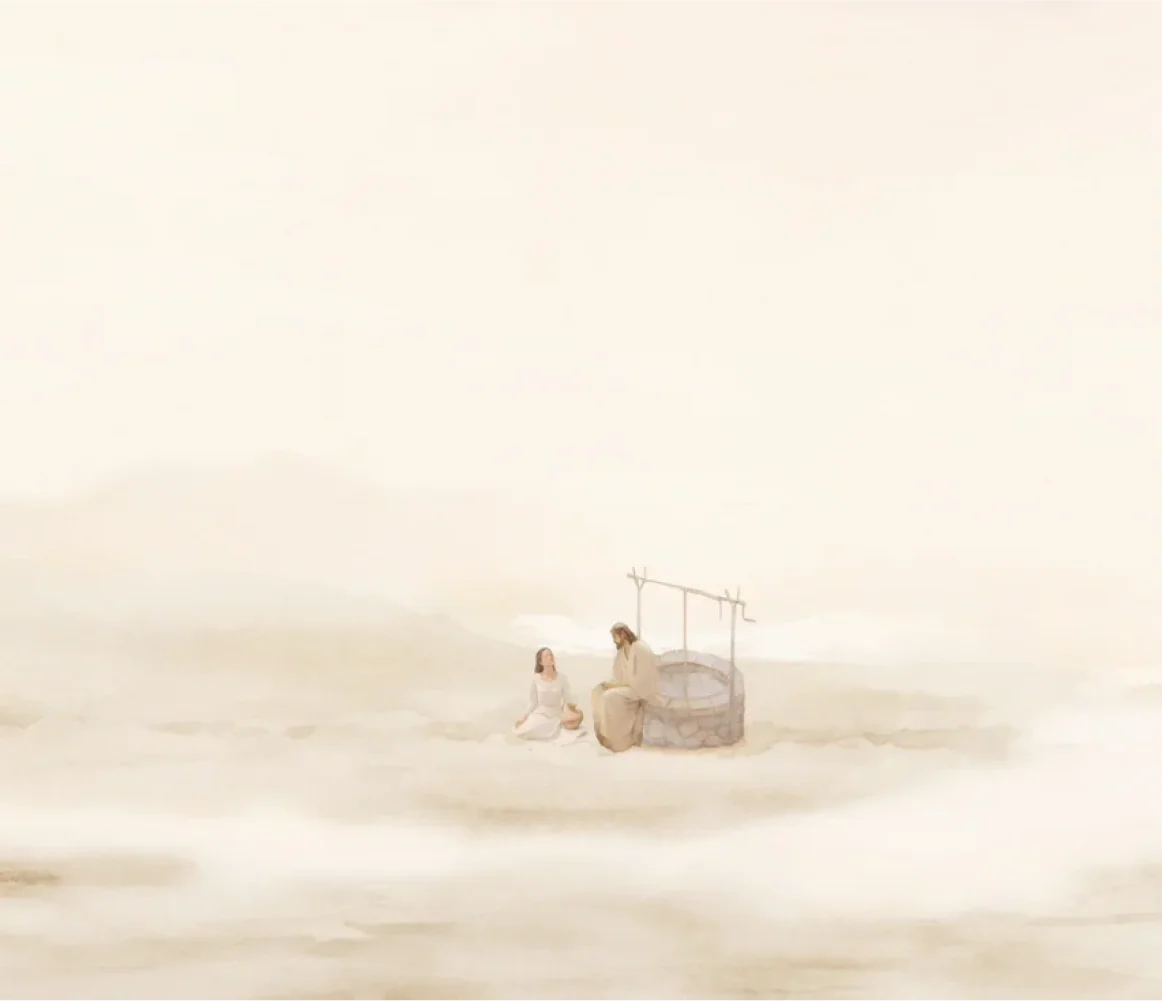 Woman At The Well - Canvas - Image 7